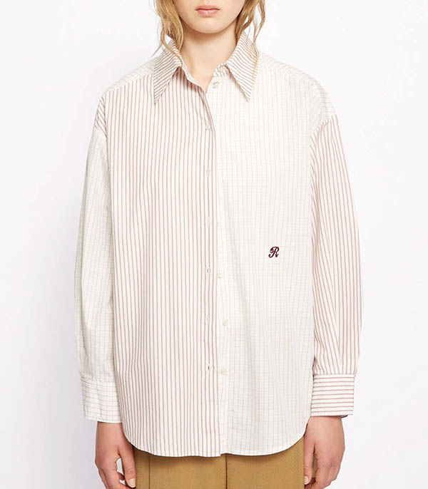 Chemise Edmond rayures Bordeaux Roseanna