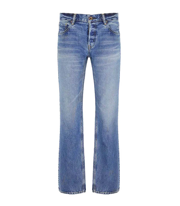 Jean Kawasaki Low Rise Straight Leg BORO