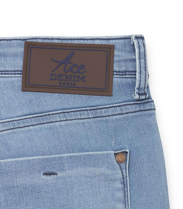 Jean Homme AD02 Bleached / Brown ACE DENIM