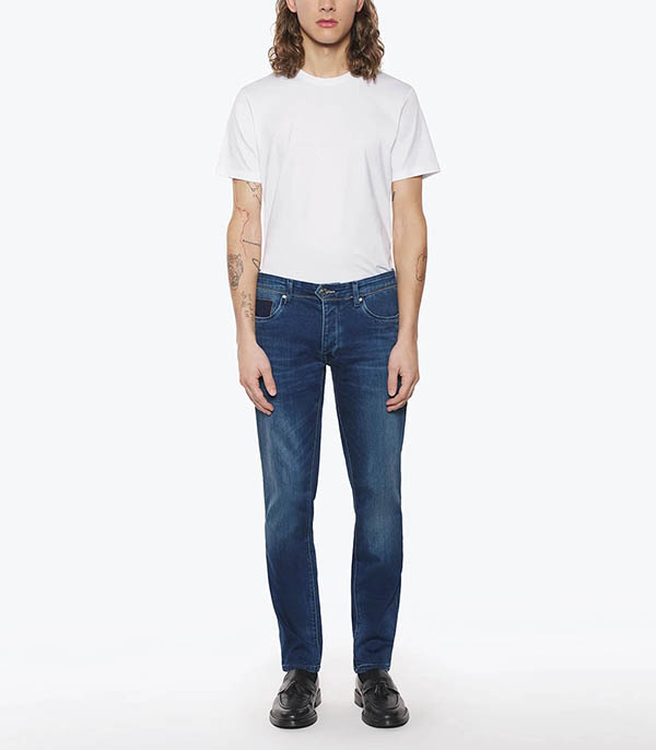 Jean Homme AD38 Dark Stone /Beige ACE DENIM