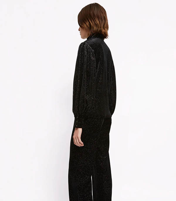 Blouse Bianca Galaxie velours Roseanna