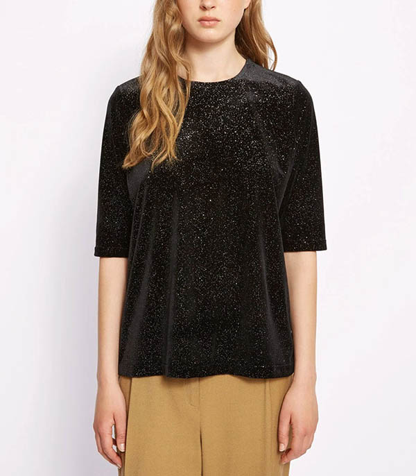 Tee-shirt Martial Galaxie velours Roseanna