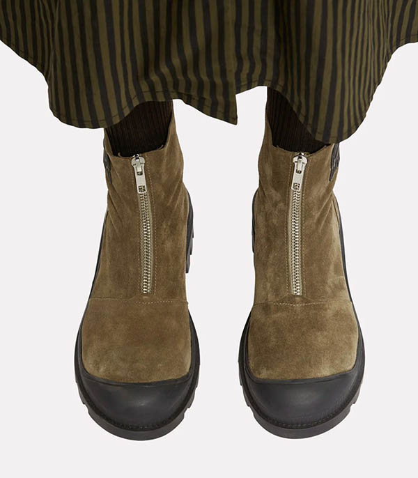 Bottines Nevada Kaki Roseanna