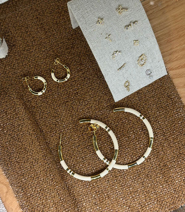 Créoles Positano Ivoire Aurélie Bidermann