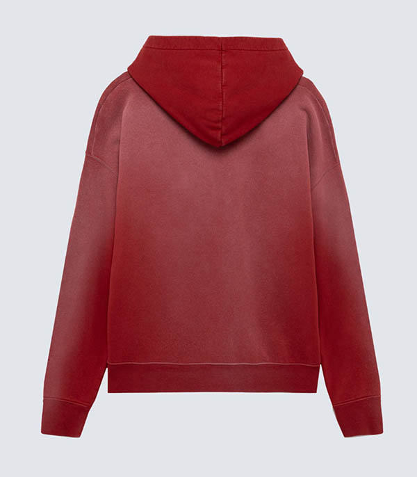 Hoodie homme vieux rose Amish