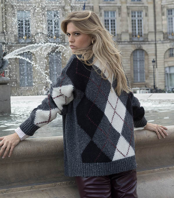 Cardigan en jacquard Atomofactory