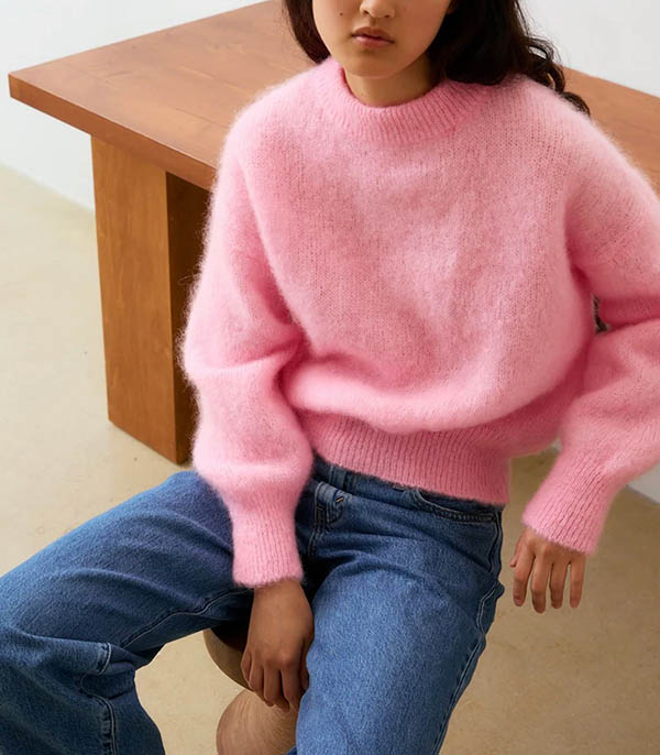 Pull Mohair Jane Light Pink Surprise Paris