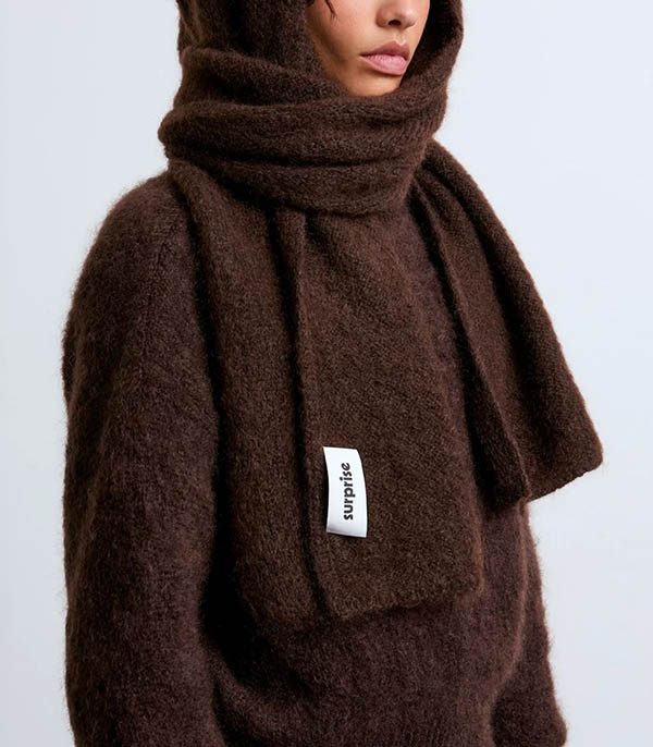 Echarpe en Mohair Donna Chocolate Surprise Paris