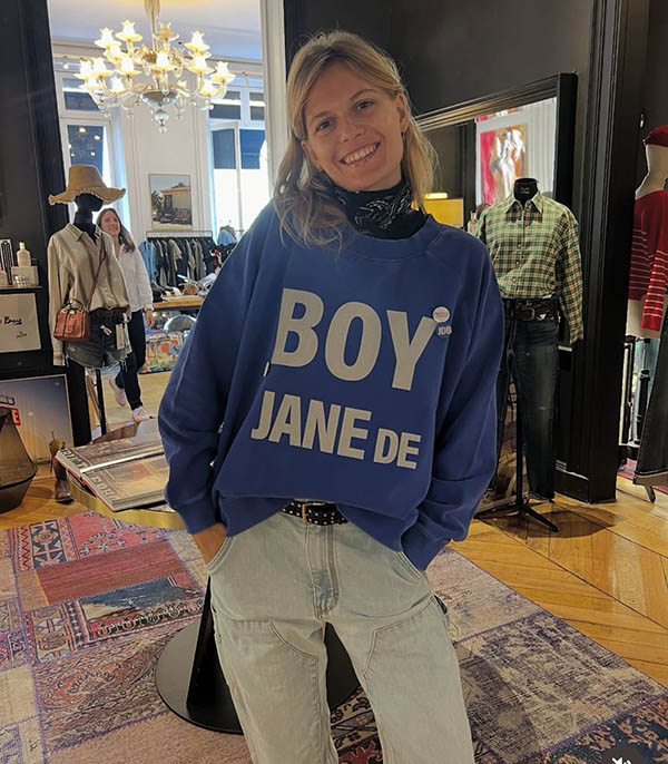Sweatshirt Egger Boy Jane de Royal Newtone - Taille 0