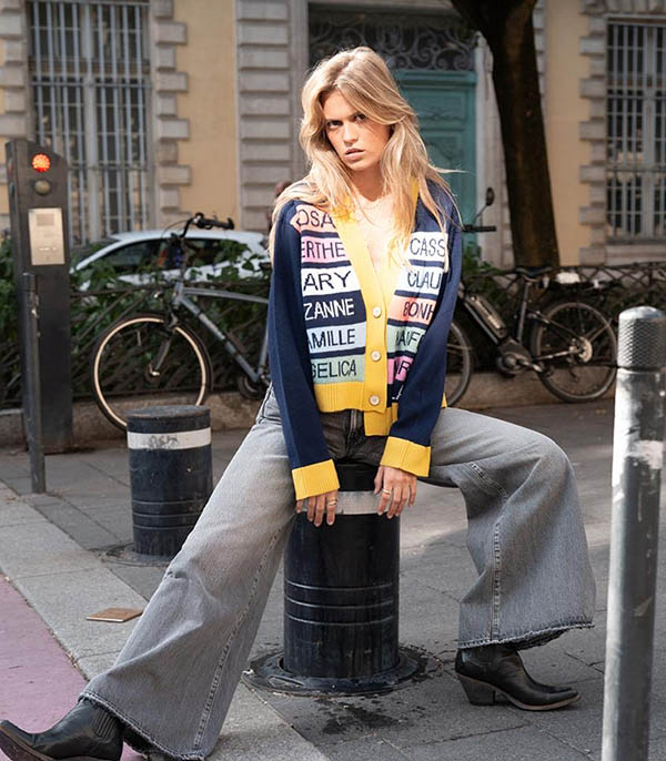 Gilet Cardigan Yaelle Marine Mii