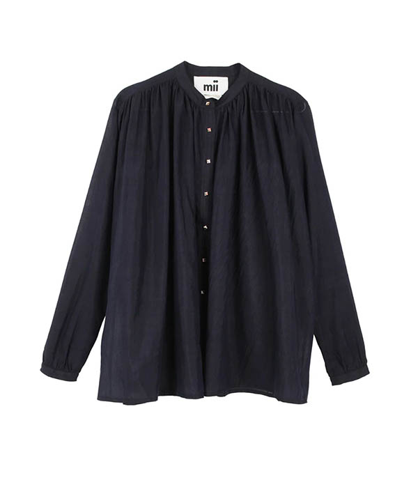 Chemise Nathalie col mao Mii