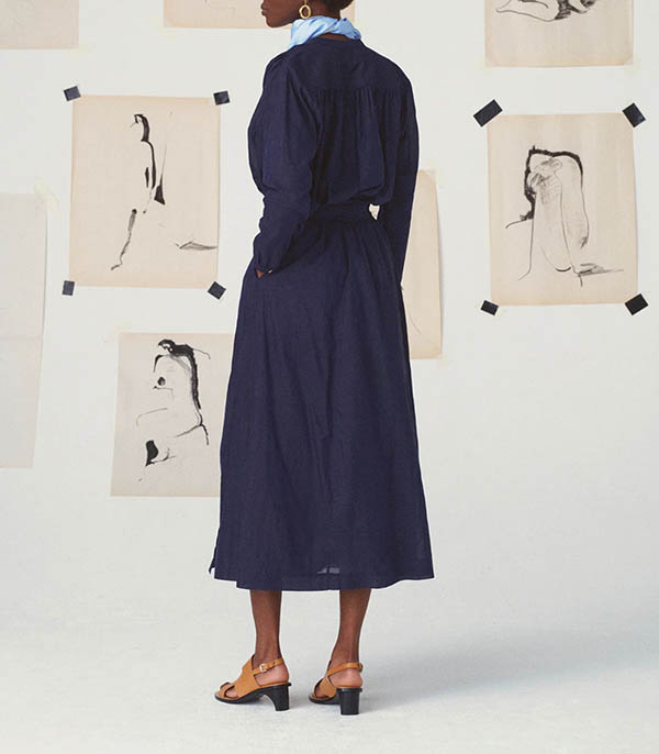 Chemise Nathalie col mao Mii