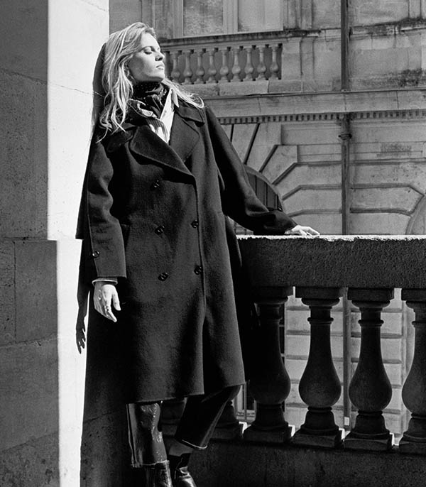 Trench-coat laine Bice  Paltò