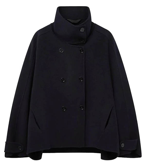 Manteau Loredana court croisé en laine  Paltò