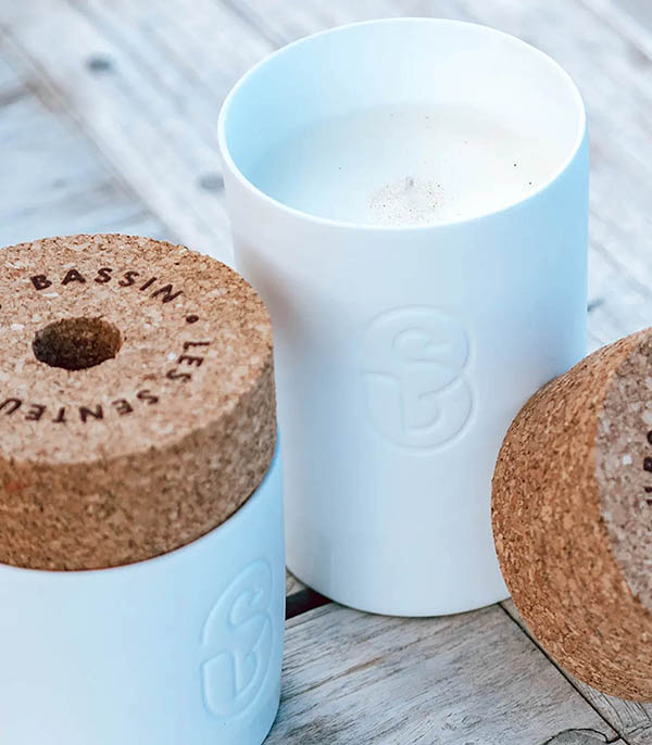 Bougie parfumée Le Large taille M Les Senteurs du Bassin