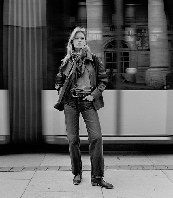 Chemise en cuir Egan noire Margaux Lonnberg