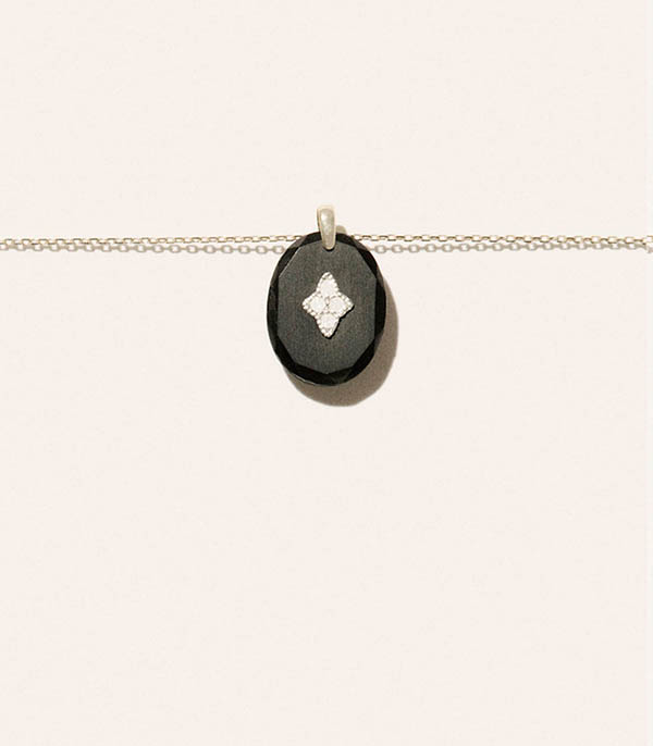 Collier Gina Noir Pascale Monvoisin