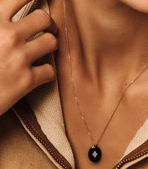 Collier Gina Noir Pascale Monvoisin