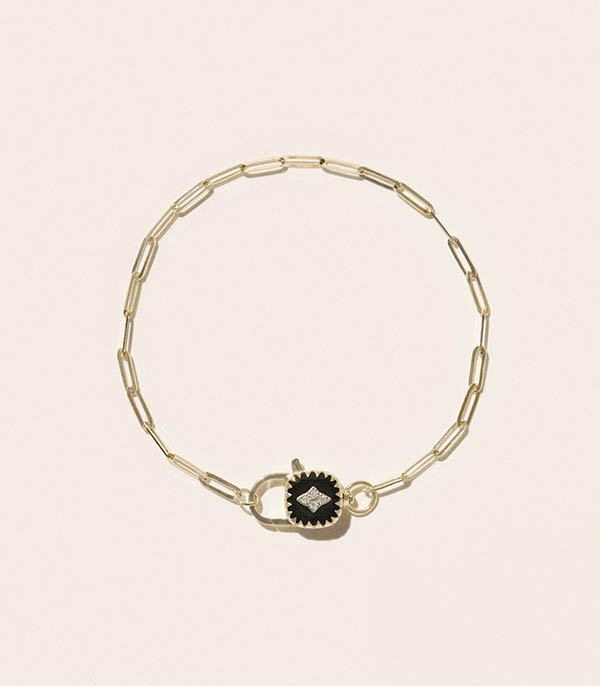 Bracelet Ginger Noir Pascale Monvoisin