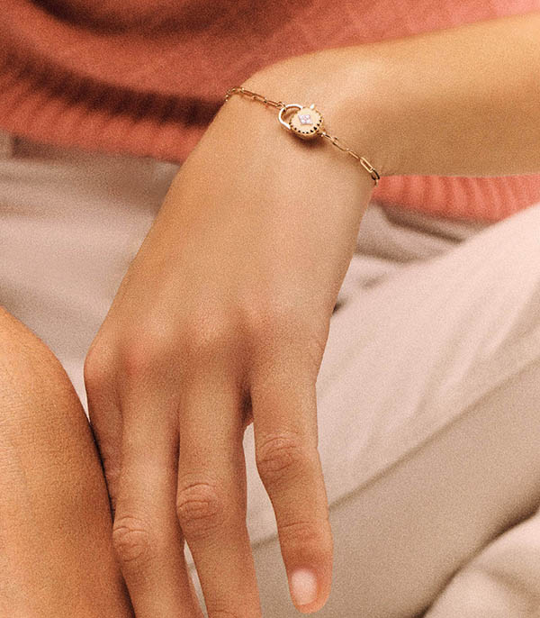 Bracelet Ginger Blanc Pascale Monvoisin