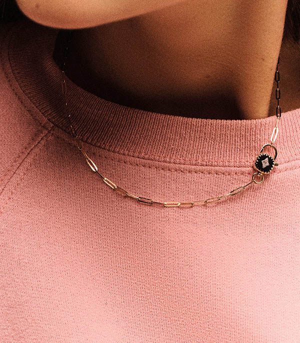 Collier Ginger Noir Pascale Monvoisin