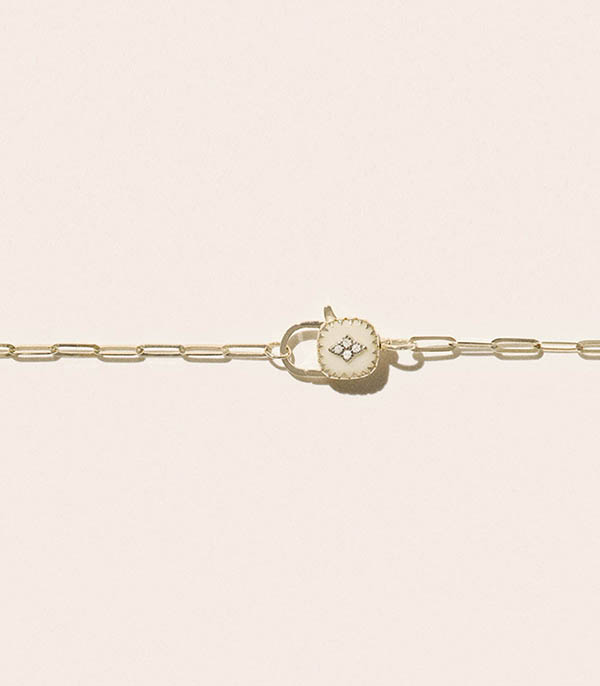 Collier Ginger Blanc Pascale Monvoisin