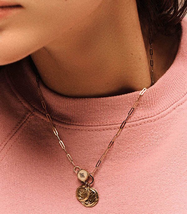 Collier Ginger Blanc Pascale Monvoisin