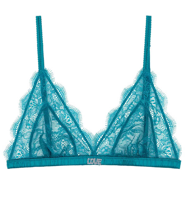 Soutien Gorge Love Lace Teal Blue Love Stories