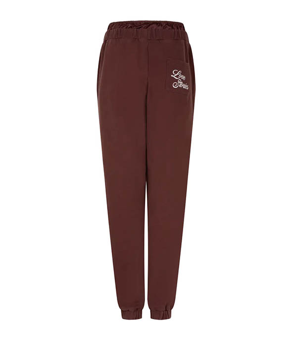 Pantalon de survêtement Donna Marron Love Stories