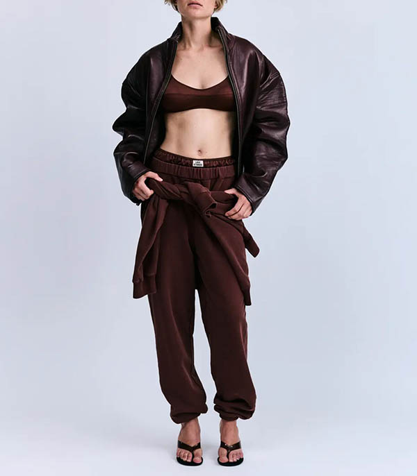 Pantalon de survêtement Donna Marron Love Stories