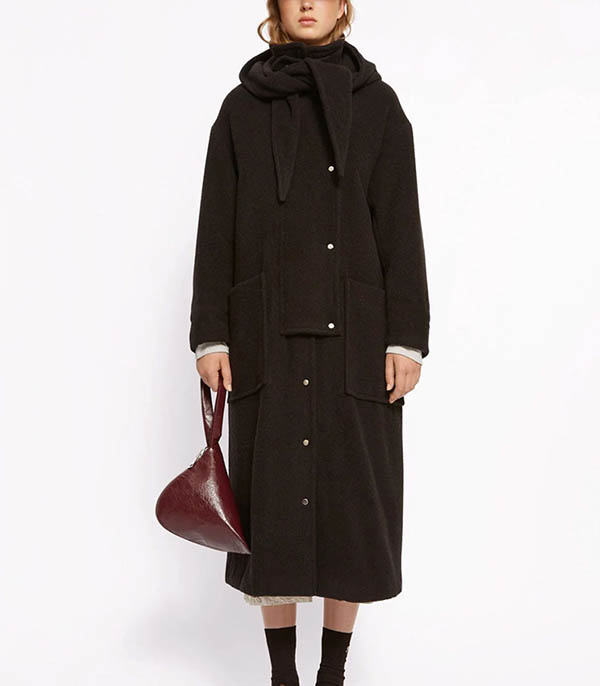 Manteau Mind Chocolat Roseanna