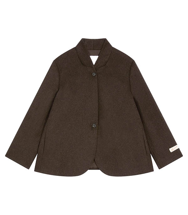 Veste en Laine Kaia Chocolat Roseanna - Taille 38