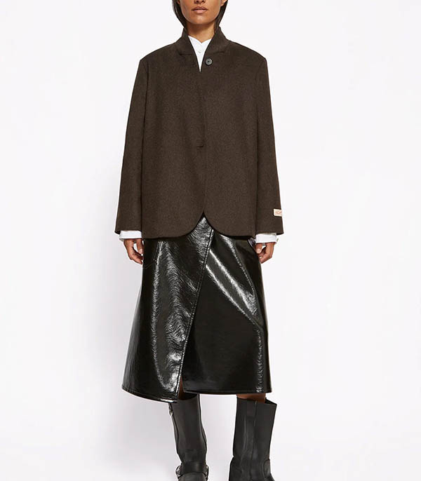 Veste en Laine Kaia Chocolat Roseanna