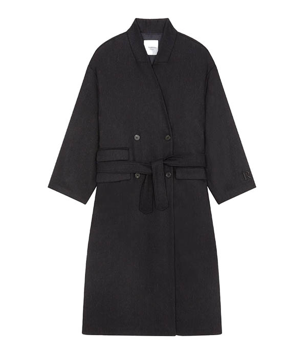 Manteau long America Noir Roseanna