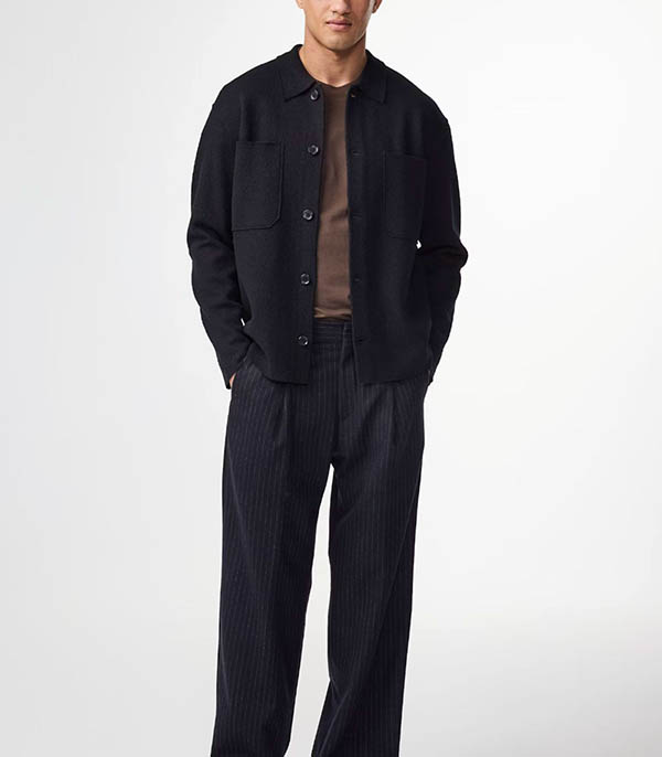 Surchemise homme Jonas 6398 Noir NN07