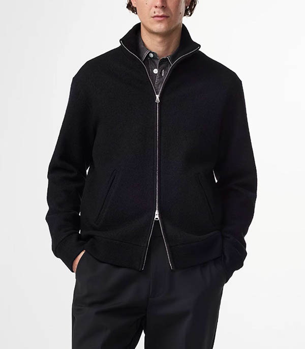 Veste homme Zip 6398 Noir NN07