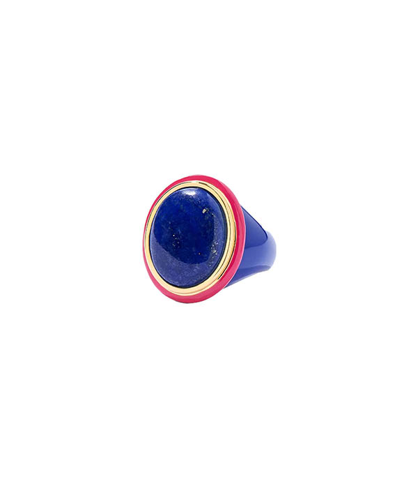 Bague tabarin Lapis lazuli Aurélie Bidermann