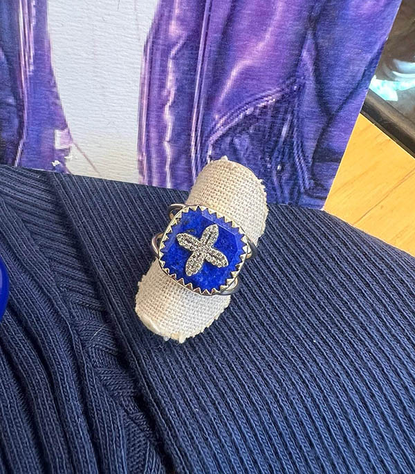 Bague Bowie n°2 Lapis Diamant x Jane de Boy Pascale Monvoisin