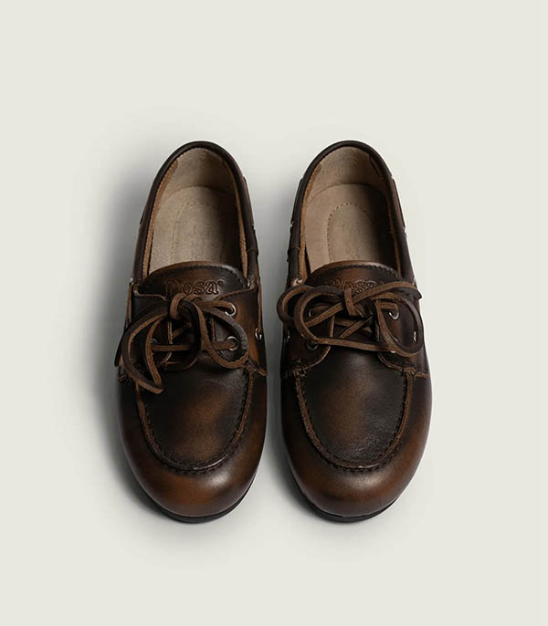 Mocassins Boat Loafer Brushed Coffee Posa