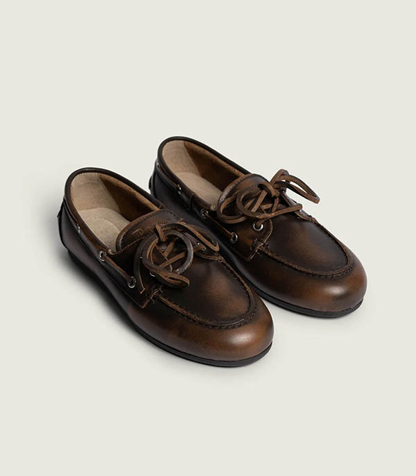 Mocassins Boat Loafer Brushed Coffee Posa