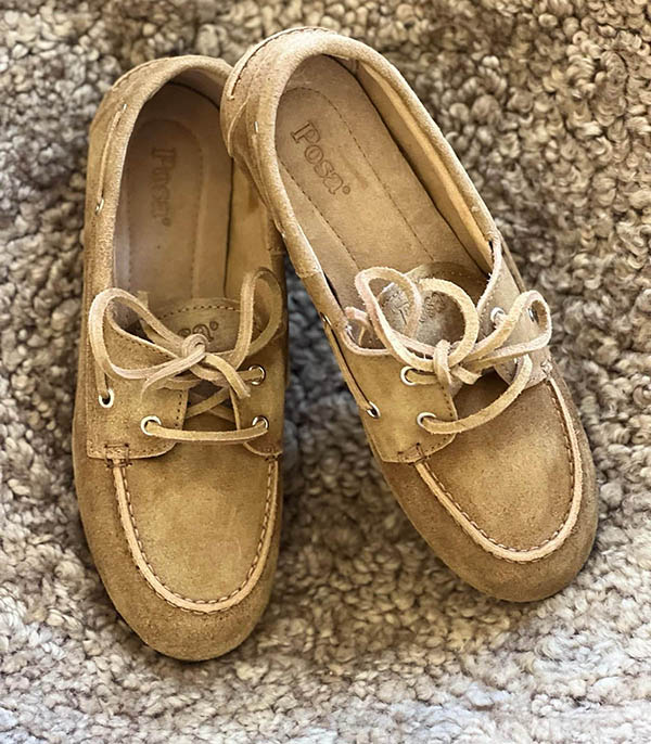 Mocassins Boat en Daim Desert Tan Posa