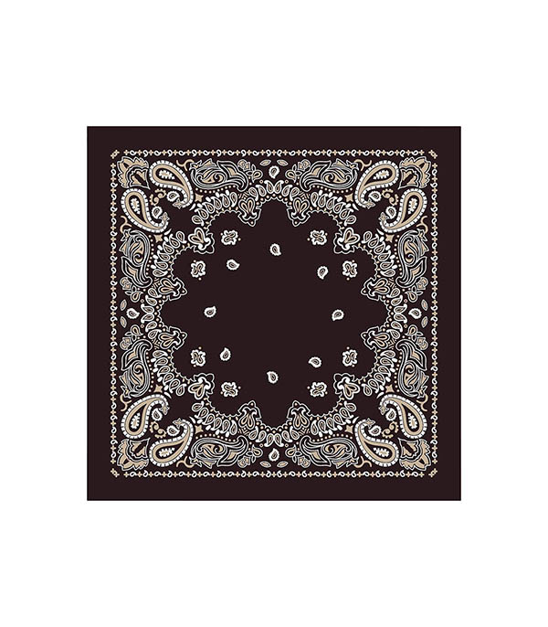 Bandana Chocolat 59 x 59 cm destin