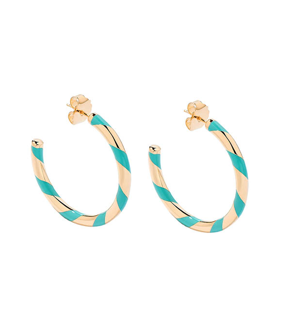 Créoles Positano Paille Aurélie Bidermann