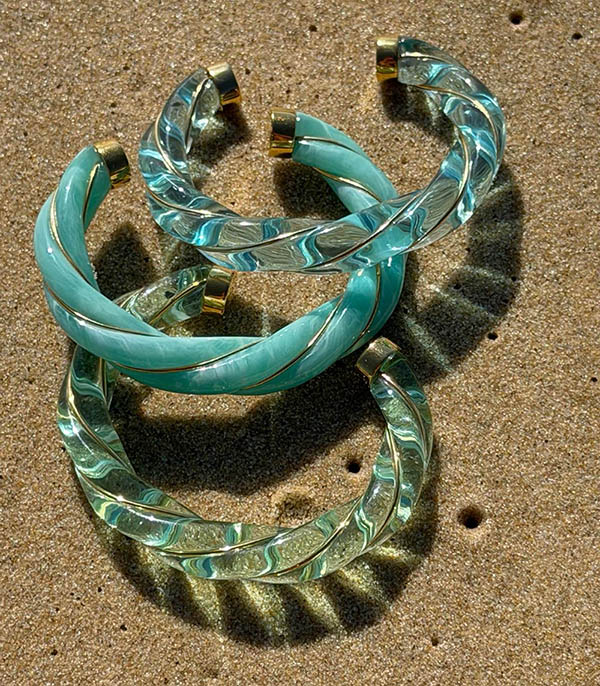 Jonc Diana Transparent Aurélie Bidermann