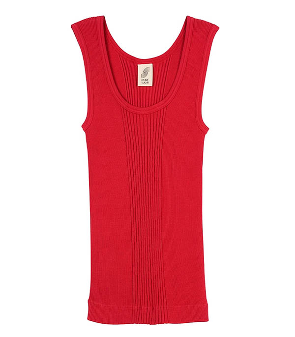 Débardeur Malawi Rouge Garance Pure Sugar