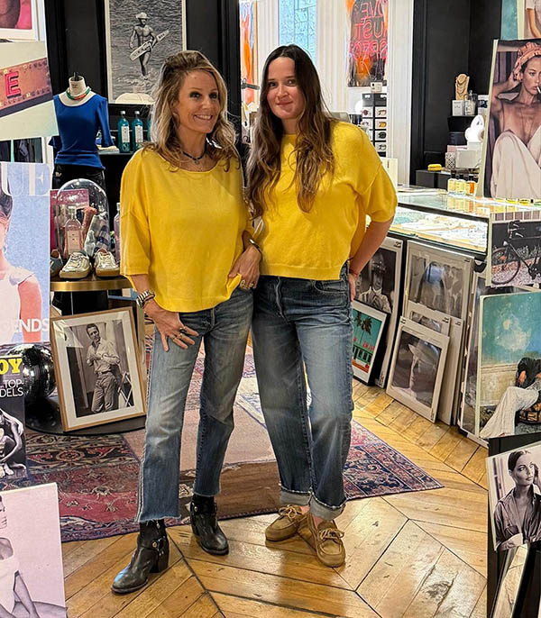 Pull Manches Courtes Bardot Jaune La Cabane Orson