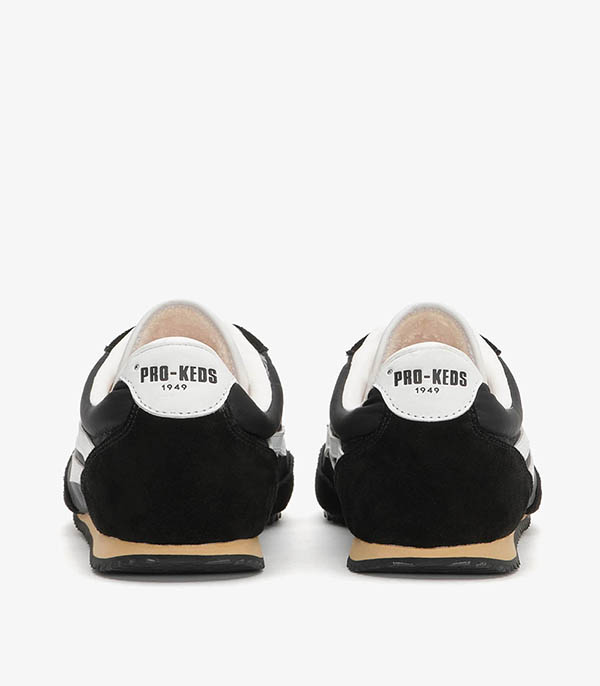 Baskets Racer 77 Black and White Pro-Keds