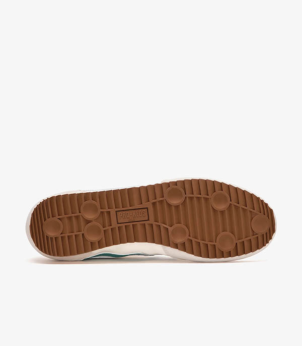 Basket Racer 77 Cream and Green Pro-Keds