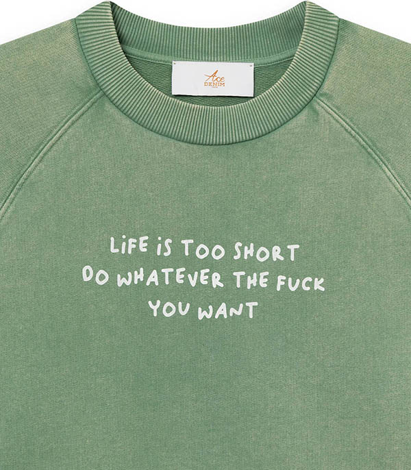 Sweat Life White AD190 ACE DENIM