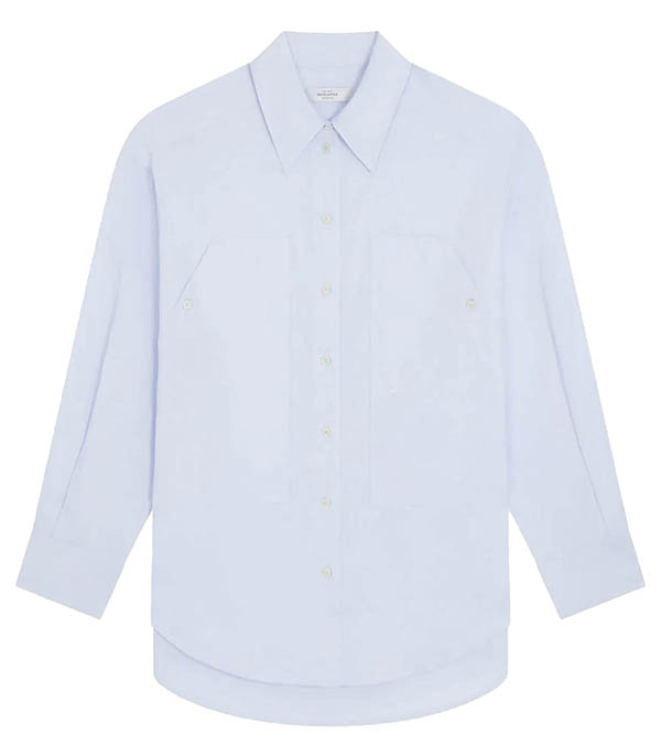 Chemise Angele Uni Bleu Roseanna